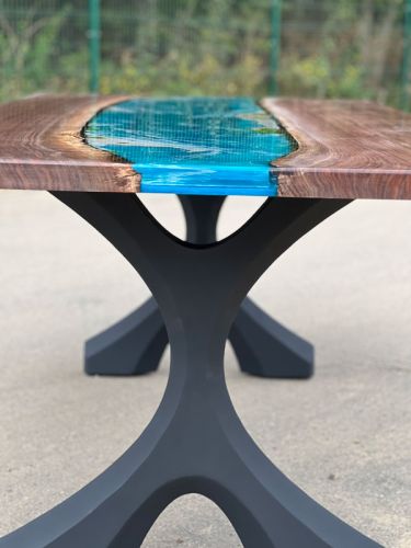 American Walnut Ocean River Dining Table