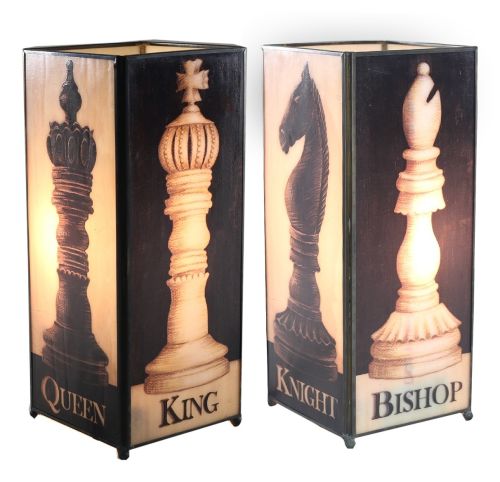 Chess Square Lamp