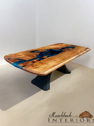 Burr Elm Stingray Dining Table