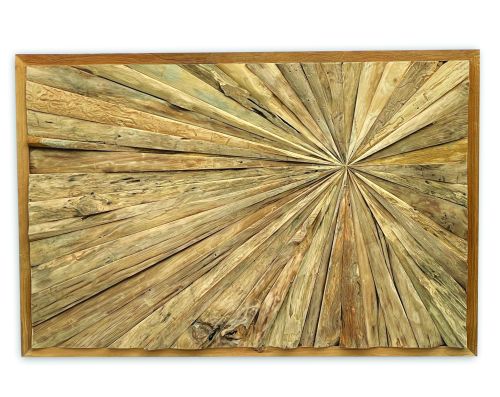 Teak Root Wall Art, Sun Panel