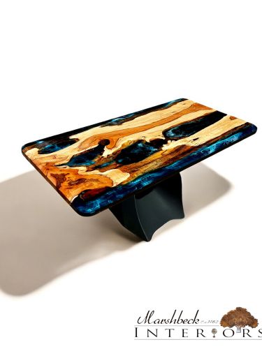 Yew & Deep Sea River Coffee Table