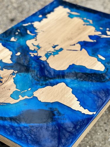 World Map Coffee Table