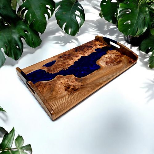 Elm & Resin Serving Tray by Marshbeck
