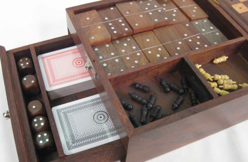 Wooden Games Compendium, Nickel finish