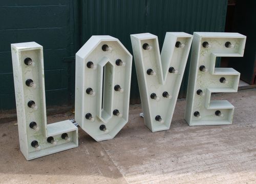 Bespoke Illuminated 'LOVE' Sign