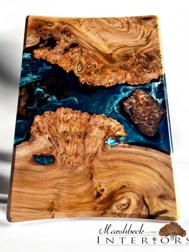 Burr Elm Islands Coffee Table