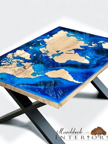 World Map Coffee Table