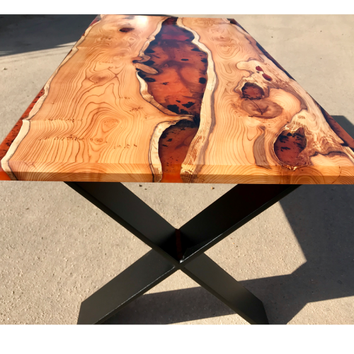 Yew Lava Flow Coffee Table