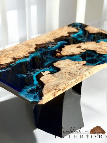 Burr Chestnut Stingray Coffee Table