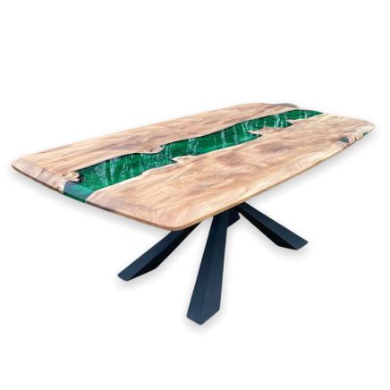 Elm & Kryptonite Green River Dining Table