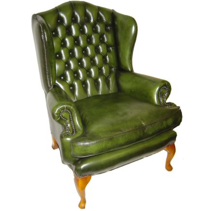 Leather Royal Wing Back Chair
