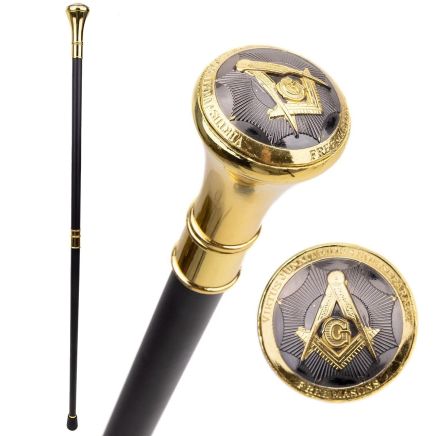Square & Compass Swagger Stick