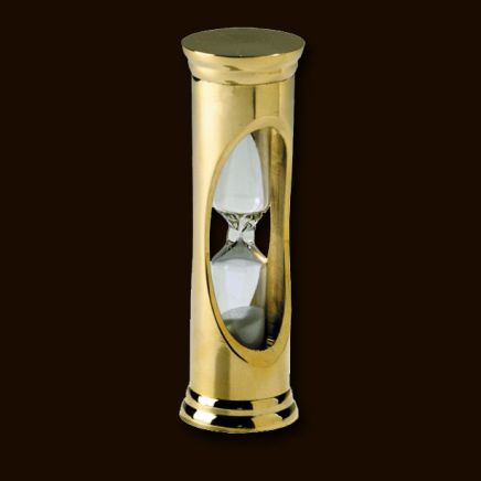 Brass 3 Minute Hourglass