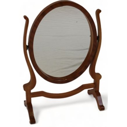 Antique Reproduction Oval Dressing Table Mirror