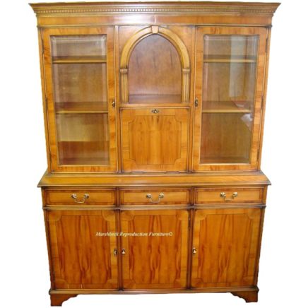 Antique Reproduction 55 Regency Cocktail Cabinet