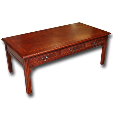 Six Drawer Chippendale Coffee Table