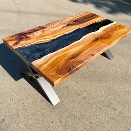 Large Elm & Deep Sea River Coffee Table