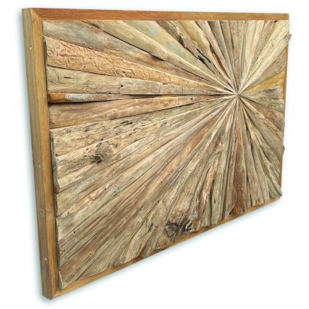 Teak Root Wall Art, Sun Panel