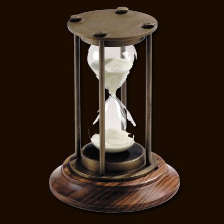 Bronzed 30 Minute Hourglass