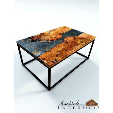 Silver/Gold River Coffee Table
