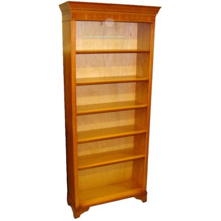 Antique Reproduction 6x3 Open Bookcase