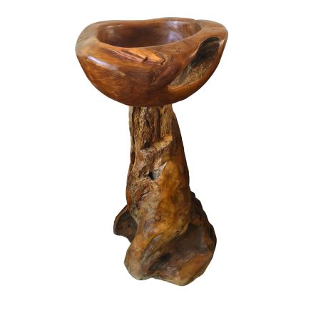 Teak Root Bird Bath