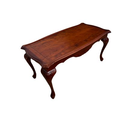 Yew Queen Anne Coffee Table