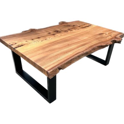 Ancient Elm Slab Coffee Table