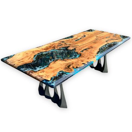 Stingray Ocean Dining Table Burr Elm