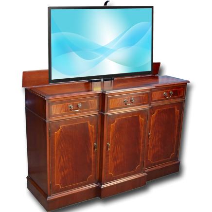 Reproduction Breakfront Sideboard with TV Lift
