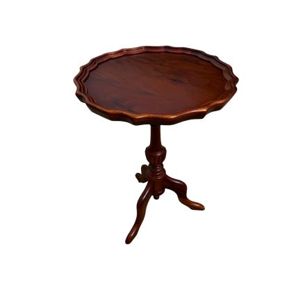 Yew Piecrust Wine Table